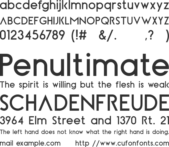 Magical Stylish Sans Serif Demo font preview