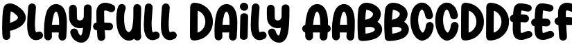 Playfull Daily font