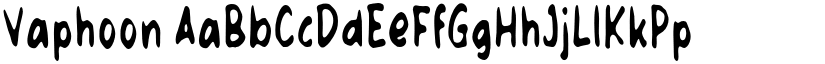 Vaphoon font
