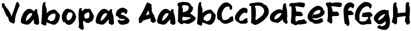 Vabopas font