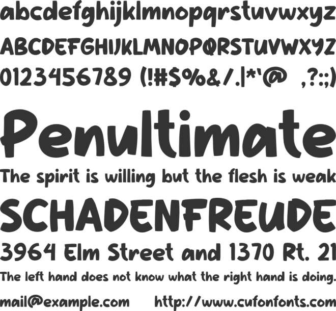 Beach-Ball font preview