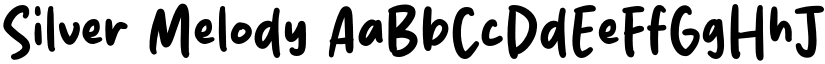 Silver Melody font