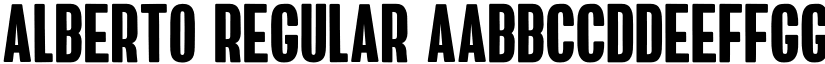 Alberto Regular font