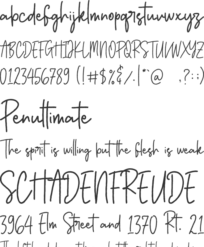 Bersihkan font preview