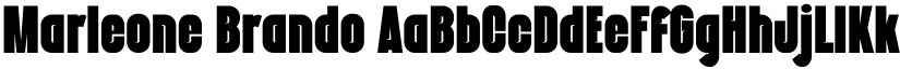 Marleone Brando font