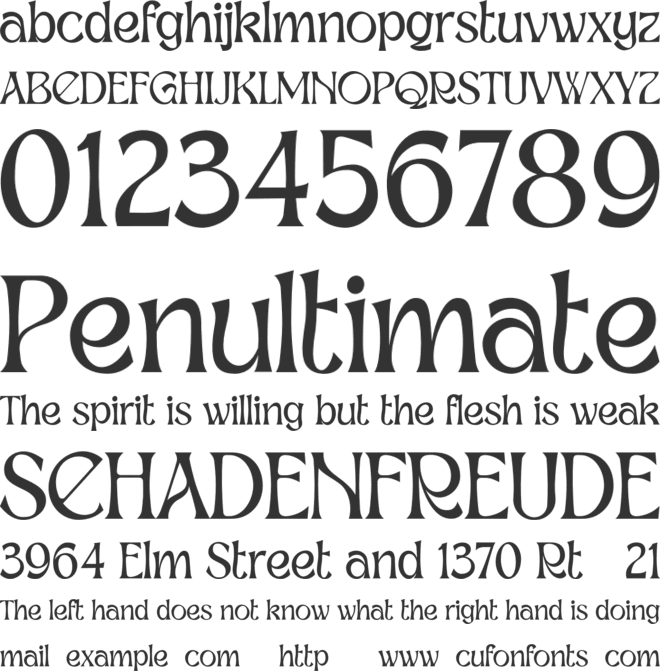 Reimbrandt font preview