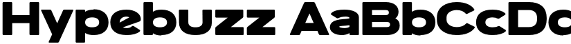 Hypebuzz font