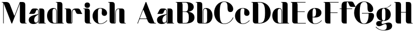 Madrich font