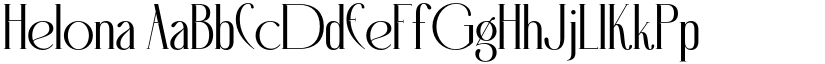 Helona font