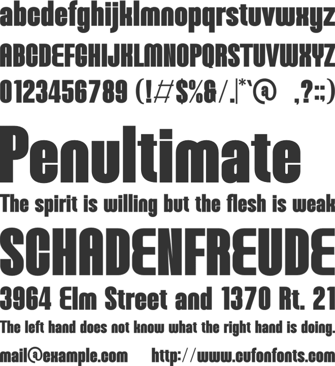 Eldritch font preview