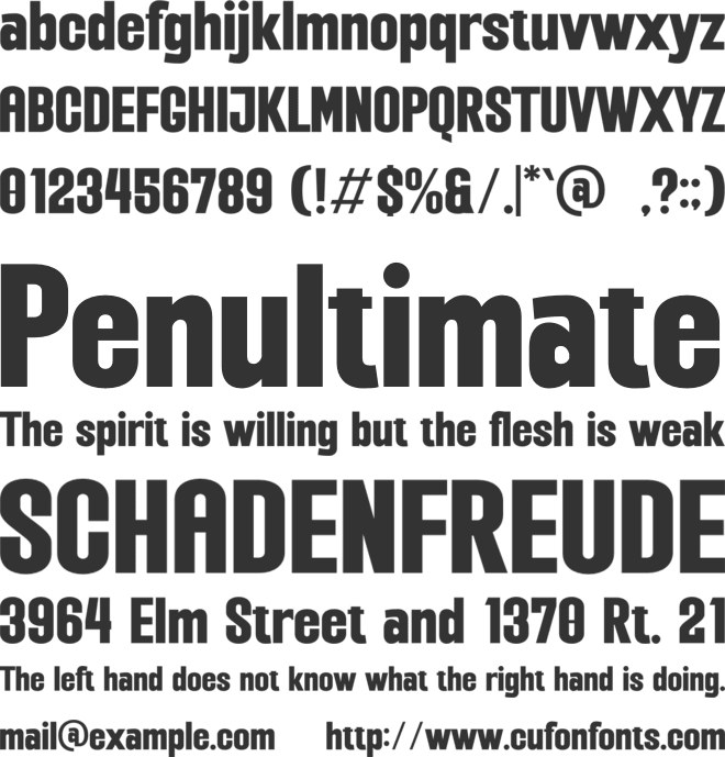 TL Reganz font preview