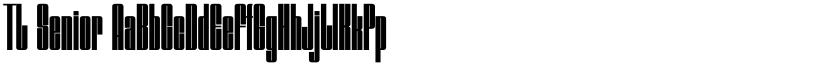 TL Senior font
