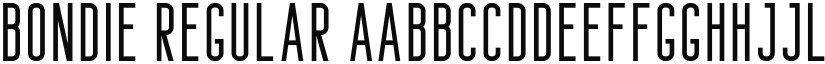 Bondie font download