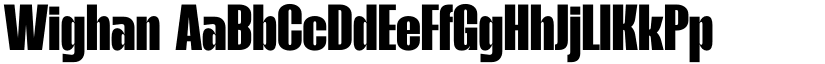 Wighan font