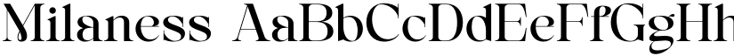 Milaness font