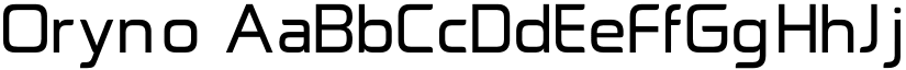 Oryno font