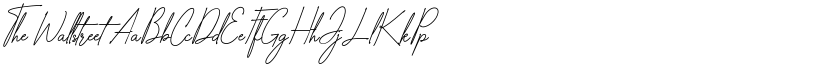 The Wallstreet font