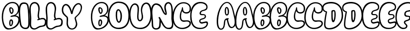 Billy Bounce font