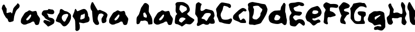 Vasopha font