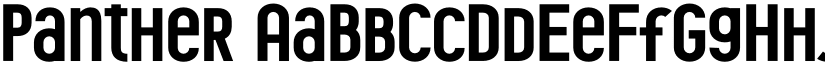 Panther font