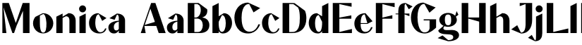 Monica font
