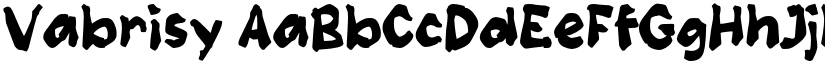 Vabrisy font