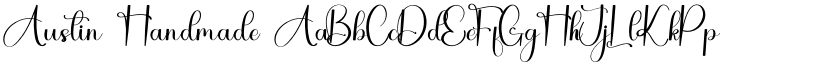 Austin Handmade font