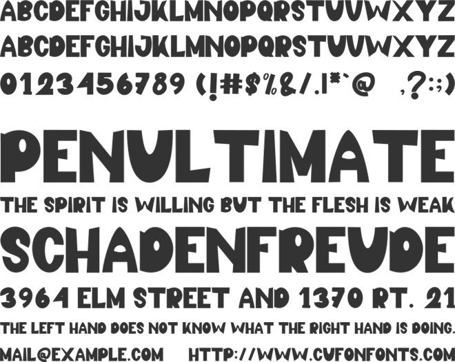 Home Pink font preview