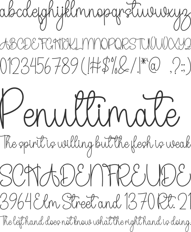 Barbie Blushing font preview