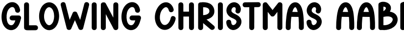 Glowing Christmas font