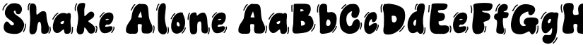 Shake Alone font
