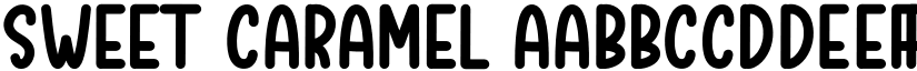 Sweet Caramel font