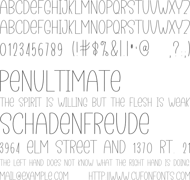 Miracle Christmas font preview