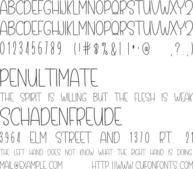 Teacher Holiday font preview