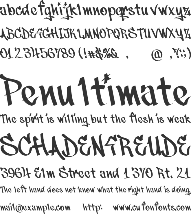 Midnight Surfing font preview