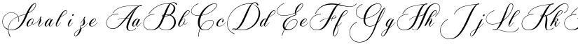 Soralize font