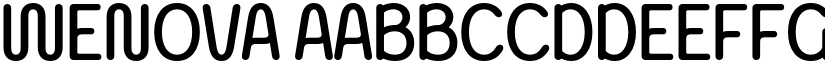 Wenova font