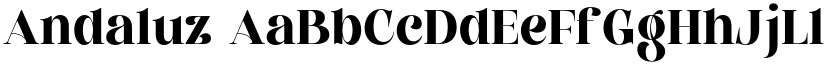 Andaluz font