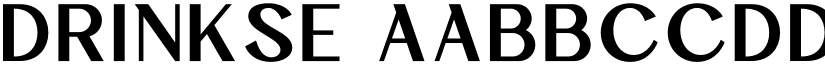 Drinkse font