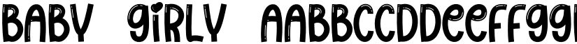 Baby Girly font