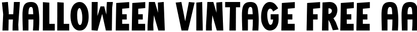 Halloween Vintage Free font