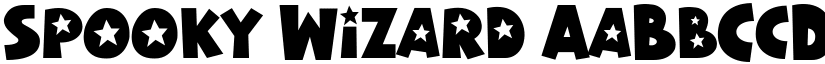 Spooky Wizard font