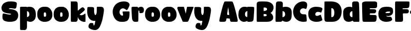 Spooky Groovy font