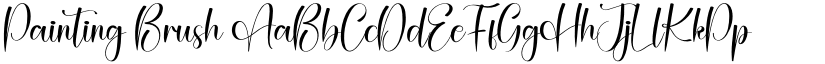 Painting Brush font