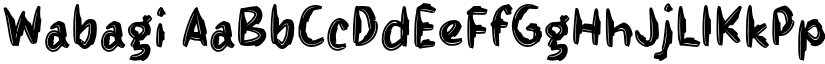 Wabagi font