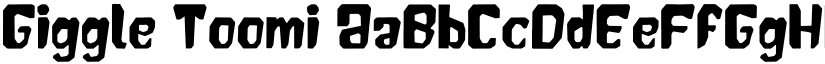 Giggle Toomi font