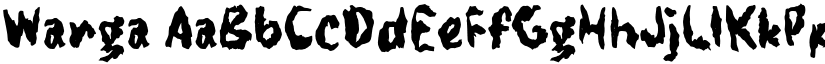 Warga font