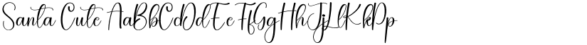 Santa Cute font