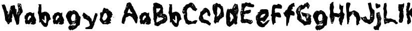 Wabagyo font