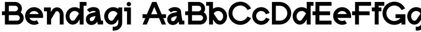 Bendagi font